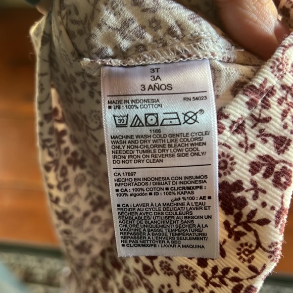 Lightweight corduroy floral dress - Picture 5 of 5